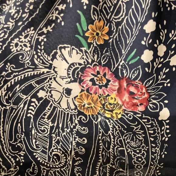 Dark blue pattern dress - Picture 4 of 5